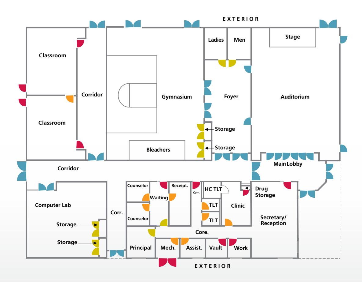 Corbin Russwin Cylindrical Lock Brochure_45422 diagram on page 7