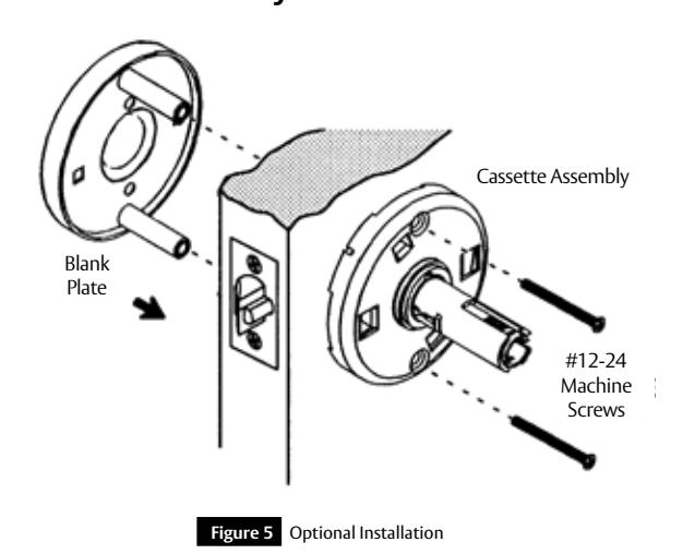 Corbin Russwin Cylindrical Lockset CL3500 Series Key In Lever Installation Instructions image on page 5