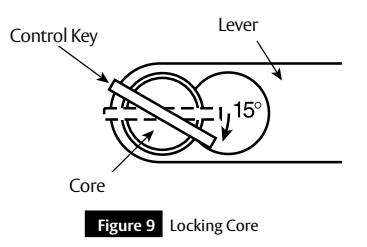 Corbin Russwin Cylindrical Lockset CL3500 Series Key In Lever Installation Instructions image on page 6