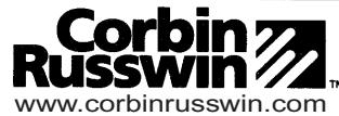 Corbin Russwin DC3000 Series DC3220 Surface Door Closers Top Jamb Mounting 188F65 Plate Template_T30622 image on page 1