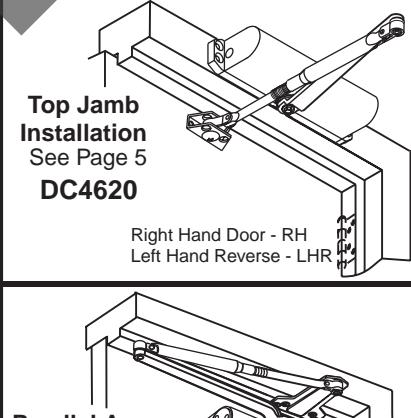 Corbin Russwin DC4600 Series Door Closer Discontinued Installation Instructions_80-9340-1010-152 image on page 1