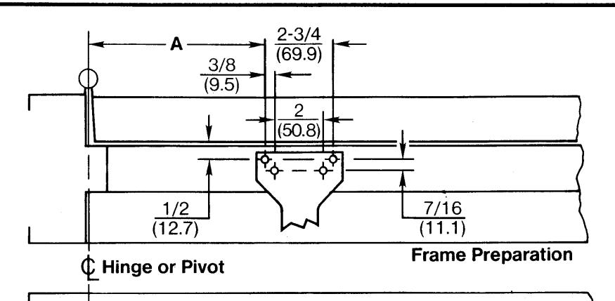 Corbin Russwin DC4610 Parallel Template_T30667 diagram on page 1