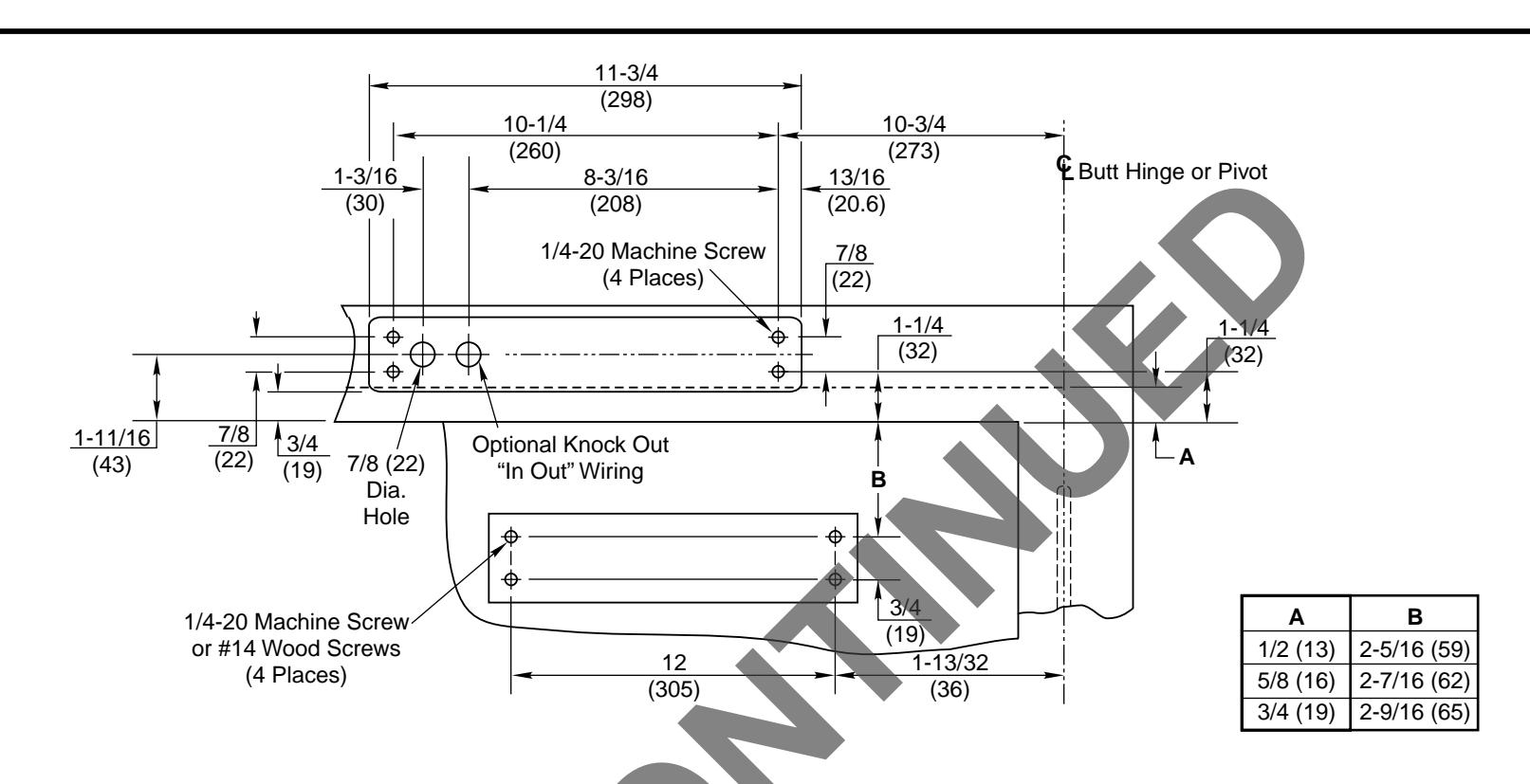 Corbin Russwin DC46900 Series DC46925 (without Detector) Safeguard Door Closers 85 Thru Maximum Degree Hold Ope…_T30665 diagr