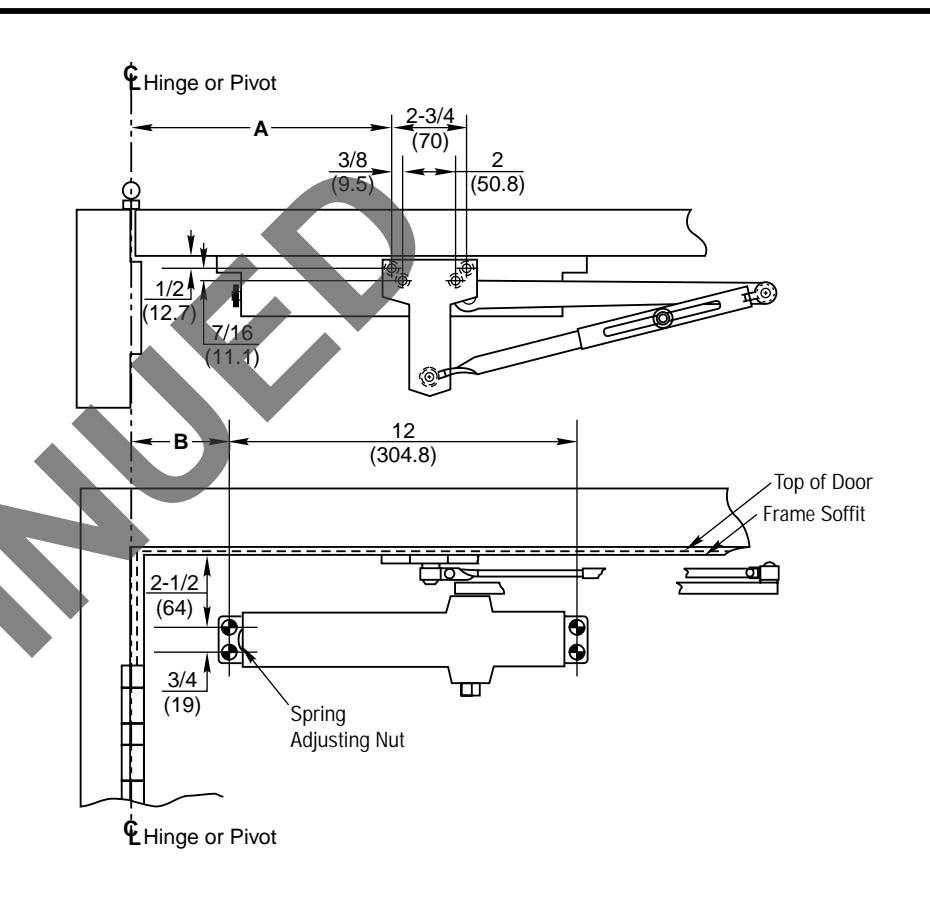 Corbin Russwin DC46900 Series DC46928 (without Detector) Safeguard Door Closers 85 Thru Maximum Degree Hold Ope…_T30663 diagr