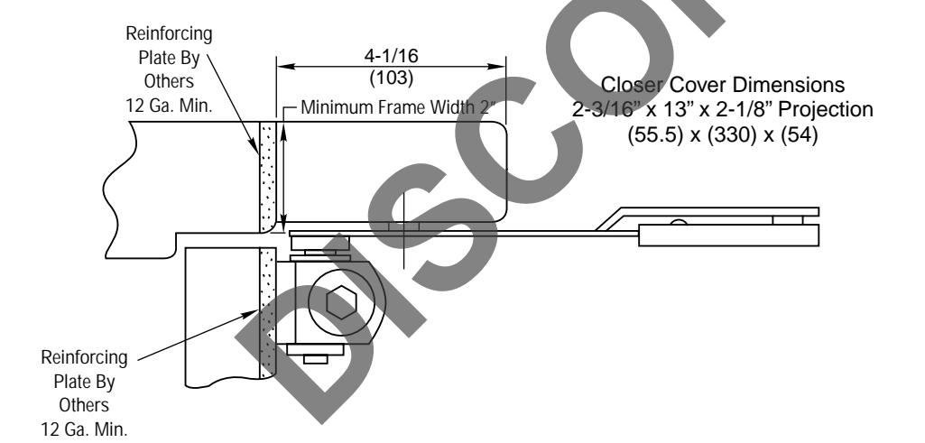 Corbin Russwin DC46900 Series DC46930 (with Detector) Safeguard Door Closers 85 Thru Maximum Degree Hold Open P…_T30661 diagr