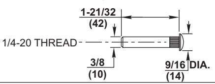 Corbin Russwin DC8000 Series DC8210 Surface Door Closer Parallel Arm Mounting M83 Bracket Template_T31050 diagram on page 1