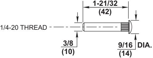 Corbin Russwin DC8000 Series DC8210 Surface Door Closer with A14 Arm Parallel Arm Mounting Template_T31065 image on page 1