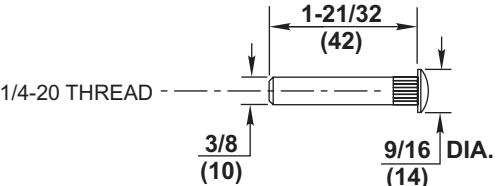 Corbin Russwin DC8000 Series DC8210 Surface Door Closer with A3 Arm Parallel Arm Mounting Template_T31055 diagram on page 1