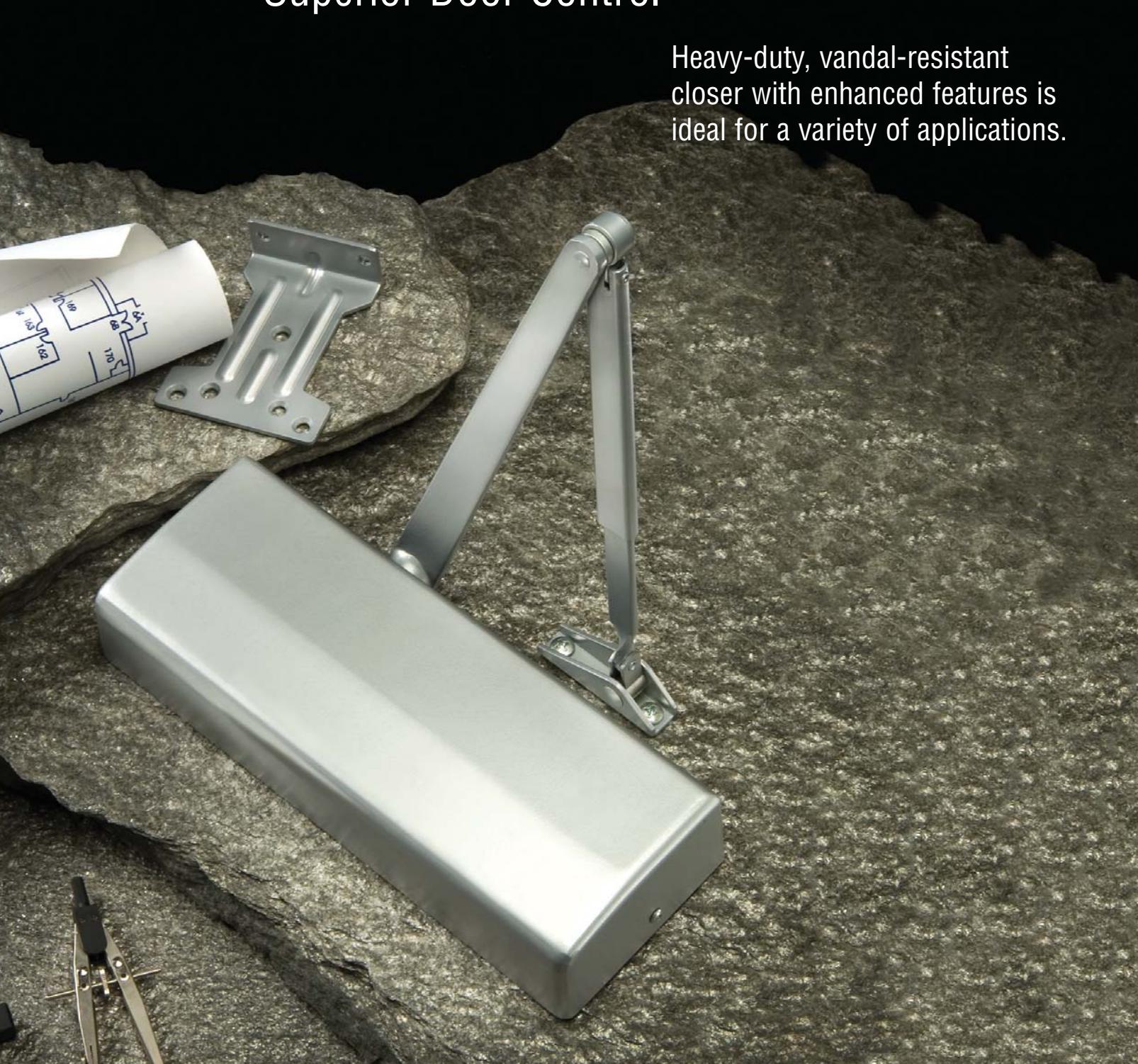 Corbin Russwin DC8000 Series Door Closer Superior Door Control Sell Sheet_45343 diagram on page 1
