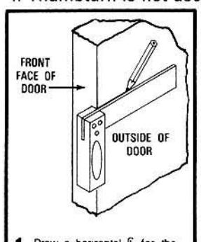 Corbin Russwin DL4000 Series Deadbolt Locks Installation Instructions_FM-8C image on page 1