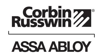 Corbin Russwin ED2000 Series ED2400(A) Wide Stile SVR Installation Instructions_FM572 image on page 1