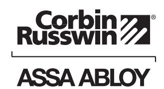 Corbin Russwin ED2000 Series ED2400(A) Wide Stile SVR Installation Instructions_FM572 image on page 10