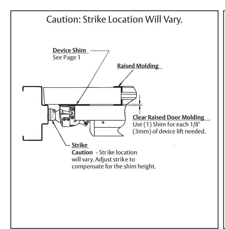 Corbin Russwin ED2000 Series and ASSA ABLOY ACCENTRA 1800, 2100 & 7000 Series Installation Instructions_MEMN18 image on page 