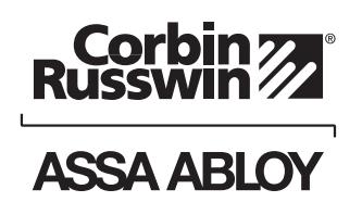 Corbin Russwin ED3000 Series ED3400(A) Wide Stile SVR Installation Instructions_FM361 image on page 1