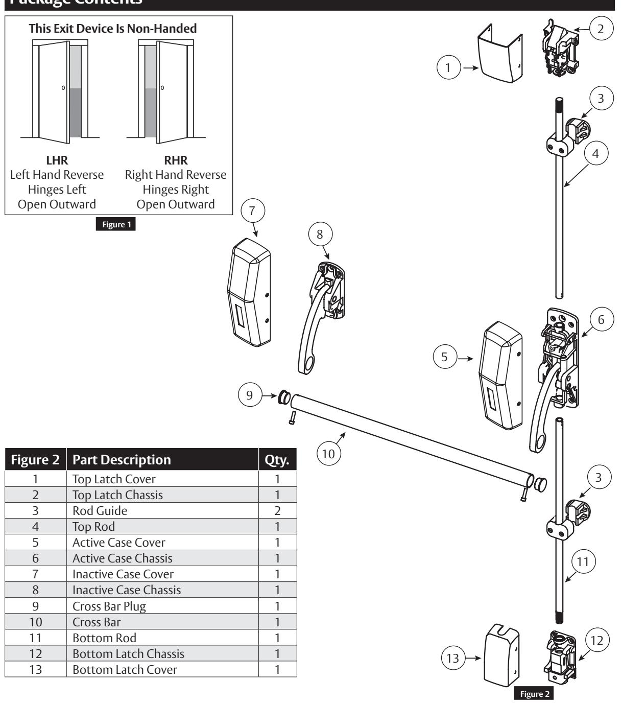 Corbin Russwin ED3000 Series ED3400(A) Wide Stile SVR Installation Instructions_FM361 diagram on page 3