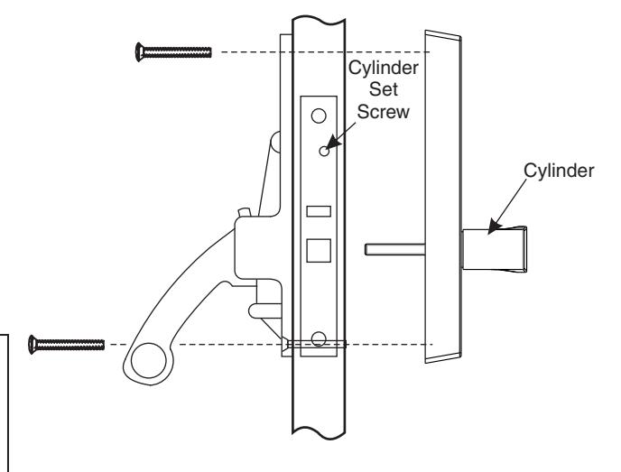Corbin Russwin ED3000 Series ED3600(A) Wide Stile Mortise Installation Instructions_FM363 image on page 5