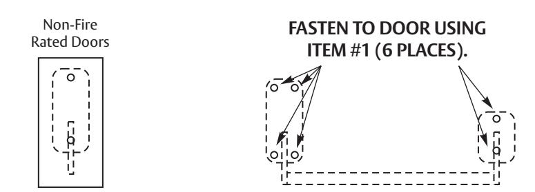 Corbin Russwin ED3000 Series and SARGENT (12-)90 Series Thru-Bolt Application Installation Instructions_MEMN2 diagram on page