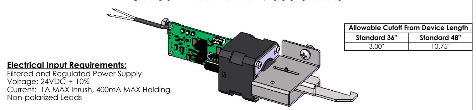 Corbin Russwin ED4000 ED5000 Electric Exit Device Kit Installation Instructions diagram on page 1