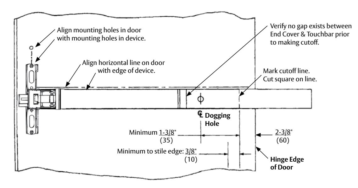 Corbin Russwin ED5000 Series ED5200S(A) Wide Stile SecureBolt Single Doors or Pairs with Mullion Installation In…_FM532 image