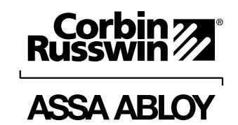 Corbin Russwin ED5000 Series ED5202(A) Wide Stile Rim Double Cylinder Installation Instructions_FM218 image on page 2