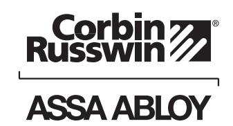 Corbin Russwin ED5000 Series ED5600(A) Wide Stile Mortise Installation Instructions_FM168 image on page 1