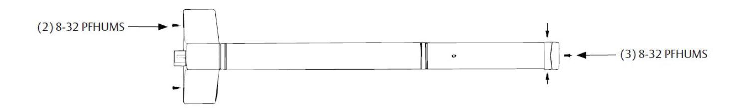 Corbin Russwin ED5000 Series ED5600(A) Wide Stile Mortise Installation Instructions_FM168 image on page 7