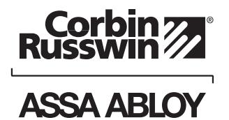Corbin Russwin ED5000 Series ED5600(A) Wide Stile Mortise Installation Instructions_FM168 image on page 8
