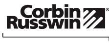 Corbin Russwin ED5000 Series End Cap Installation Instructions image on page 1