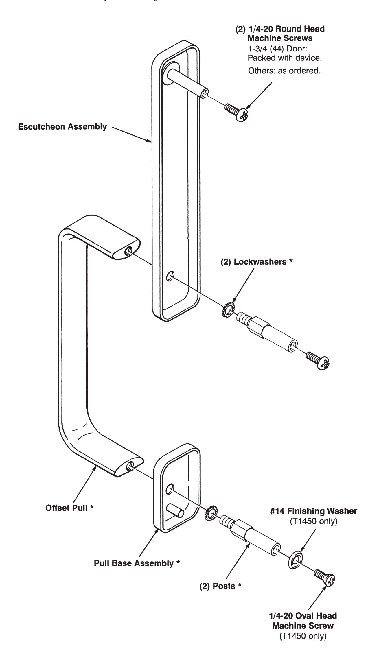 Corbin Russwin ED5000 Series Trim Installation Instructions image on page 2