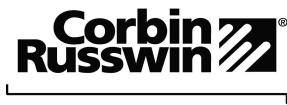 Corbin Russwin ED5000DB Series Inactive Bar Installation Instructions image on page 1