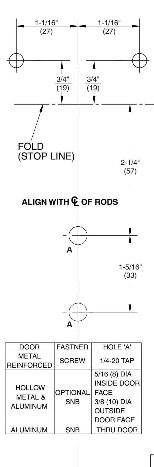 Corbin Russwin ED5470 Series Mounting Strike Installation Instructions diagram on page 1