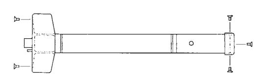 Corbin Russwin ED5600 Series Mortise Exit Devices Installation Instructions image on page 1
