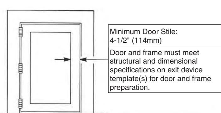 Corbin Russwin ED5600 Series Mortise Exit Devices Installation Instructions image on page 2