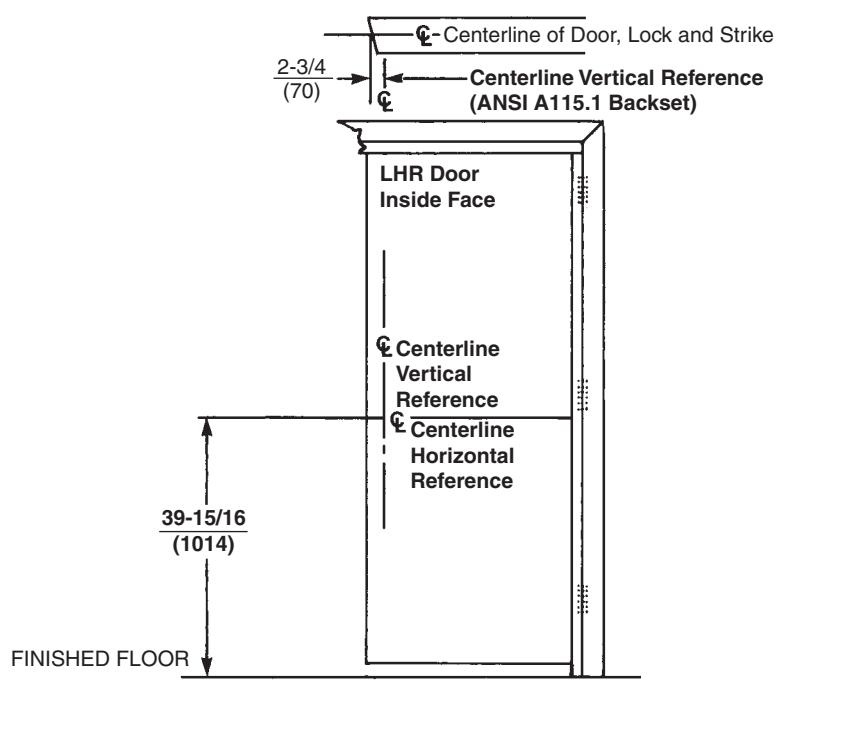 Corbin Russwin ED5600 Series Mortise Exit Devices Installation Instructions image on page 2