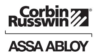 Corbin Russwin ED5602 Series Double Cylinder Mortise Lock Installation Instructions image on page 2