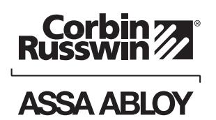 Corbin Russwin ED7000 Series ED7200 Narrow Stile Reversible Rim Installation Instructions_FM460 image on page 5
