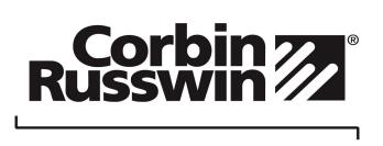 Corbin Russwin ED7000 Series Installation Instructions diagram on page 1