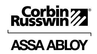 Corbin Russwin ED7200 Series Reversible Rim Exit Device Installation Instructions image on page 1