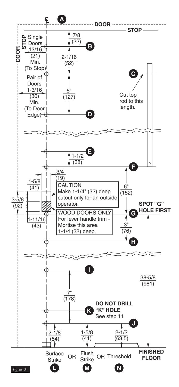 Corbin Russwin ED7600 Series Installation Instructions_FM463 diagram on page 3