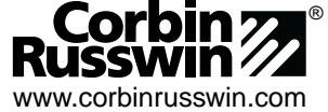 Corbin Russwin ED8200B Series Template_T30940-1 image on page 1