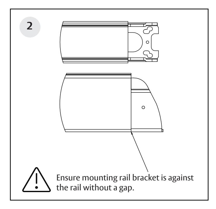 Corbin Russwin End Cap Mounting Plate for PED4000 and PED5000 Series Narrow and Wide Stile Installation Instruct…_FM610 image