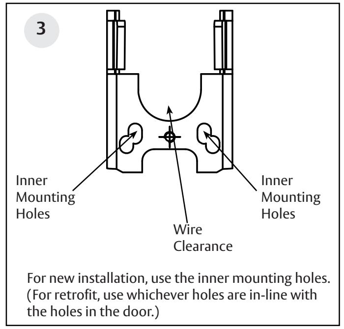 Corbin Russwin End Cap Mounting Plate for PED4000 and PED5000 Series Narrow and Wide Stile Installation Instruct…_FM610 image