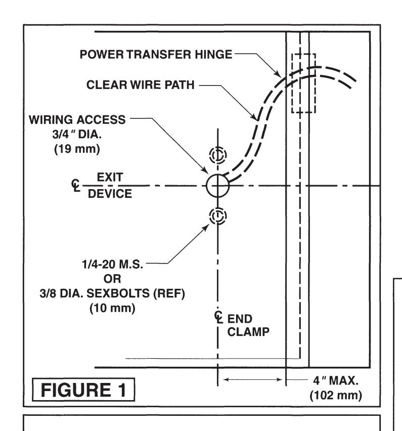 Corbin Russwin Exit Device With Electric Dogging M97 Option Installation Instructions image on page 1