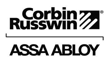 Corbin Russwin Exit Device With Electric Dogging M97 Option Installation Instructions image on page 1