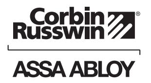 Corbin Russwin F1857ET, P1850ET, and P1857ET Trim for ED2000 Series Wide Stile Installation Instructions_FM652 image on page 