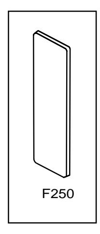 Corbin Russwin F250 Trim for ED5200, ED5400, ED5600, ED5800 Wide Stile Rim, SecureBolt, Mortise, CVR, SVR Wood o…_T30853 imag