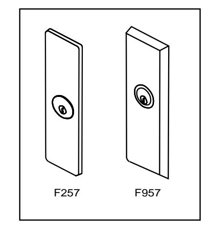 Corbin Russwin F257 and F957 Trim for ED5200, ED5400, ED5800 Wide Stile Rim, SecureBolt, CVR, SVR Metal Door Tem…_T30818 imag