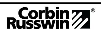 Corbin Russwin F2M57 Trim for ED5600 Wide Stile Mortise Wood or Composite Door Template_T30864 image on page 1