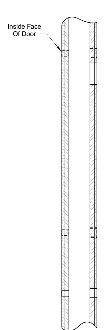 Corbin Russwin F3M57 Trim for ED5600 Wide Stile Mortise Metal Door Template_T30831 image on page 1