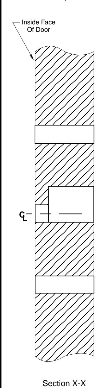 Corbin Russwin F457 Narrow Escutcheon Trim for ED4200, ED4400, ED4800 Narrow Stile Rim, CVR, SVR Wood or Composi…_T30847 imag